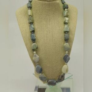 Desert Rose Trading 925 Jasper Graduated Necklace 133.8g